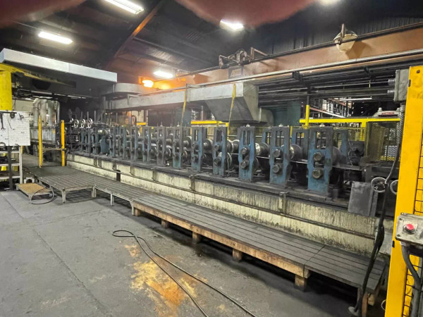 5" Bradbury Rafted Step Beam Roll Form Line, 1990