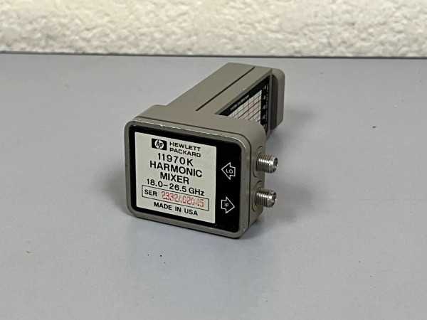 Keysight / HP / Agilent 11970K Waveguide Harmonic Mixer, 18 to 26.5 GHz (K Band) Keysight / HP / Agilent 11970K Waveguide Harmonic Mixer, 18 to 26.5 GHz (K Band)