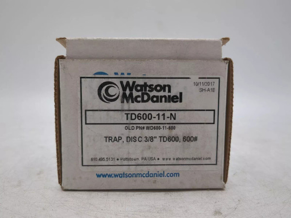 Watson McDaniel TD600 Steam Trap, TD600-11-N, 3/8''