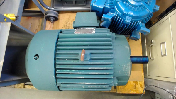 Reliance 20/10 Hp Ac 2 Speed Motor 460 Volts, 1740/865 Rpm, 4/8P, 284T Frame