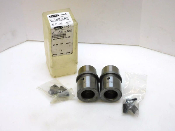 LOT OF 2 DANLY IEM 6-08-64 BUSHING & ASSEMBLY 1.0001.D.X2.6875 O.A.L.DEM LOT OF 2 DANLY IEM 6-08-64 BUSHING & ASSEMBLY 1.0001.D.X2.6875 O.A.L.DEM