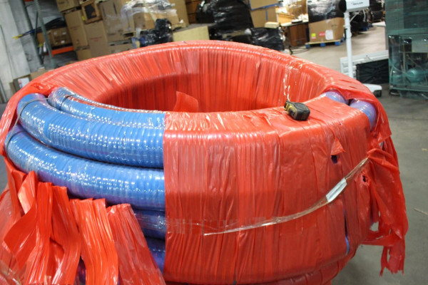 NEW BLUE CORP 4" UHMW CHEMICAL SUCTION HOSE 120' 250 PSI