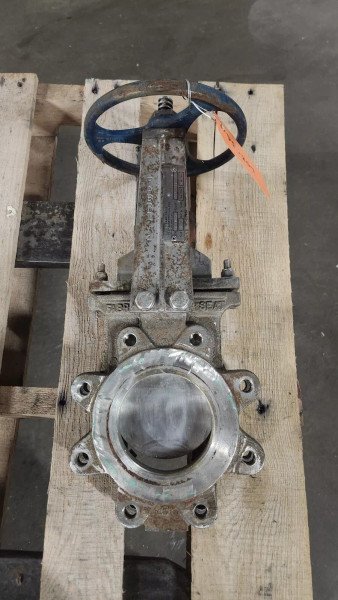 Fabri-valve ITT Manual Stainless Knife Gate Valve 4in #PF-207 Fabri-valve ITT Manual Stainless Knife Gate Valve 4in #PF-207