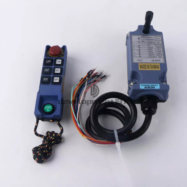 1PC Crane Wireless Remote Controller SAGA1-L8B 1 Receiver + 1 Transmitter DC24V