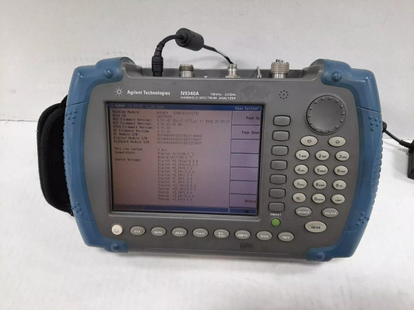 Agilent N9340A Handheld RF Spectrum Analyzer 100kHz to 3.0GHz