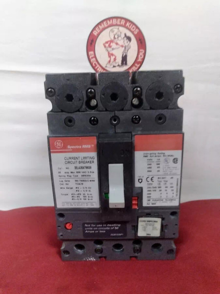 GE Spectra RMS SELA36AT0030 30A 600V Circuit Breaker w/ Bracket SHIP SAME DAY GE Spectra RMS SELA36AT0030 30A 600V Circuit Breaker w/ Bracket SHIP SAME DAY