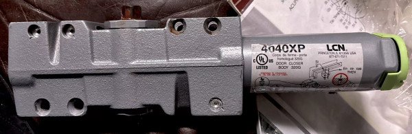LCN Door Closer Cylinder 4040XP 320 G Body Surface Mounted