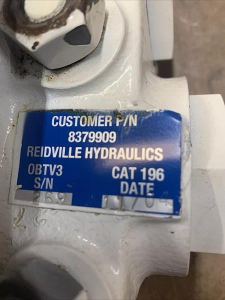 NOS Reidville Hydraulics Linear Control Valve 8379909 E2022 CAT-196 VH