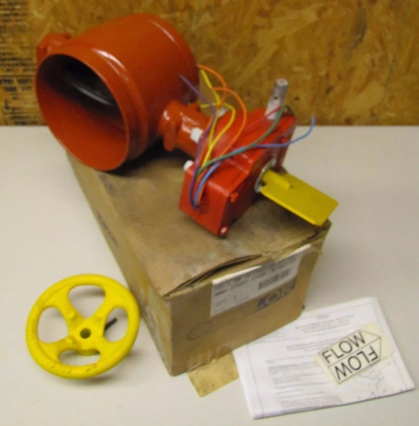 ANVIL GRUVLOK 7005013045 165.1 MM AN7722-3A UL ULC BUTTERFLY FIRE VALVE W/SWITCH