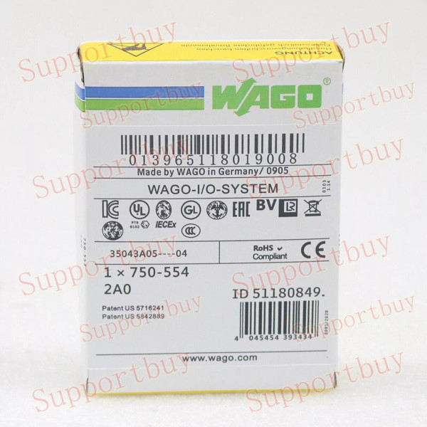 Brand New Original WAGO 750-554 module in box Brand New Original WAGO 750-554 module in box