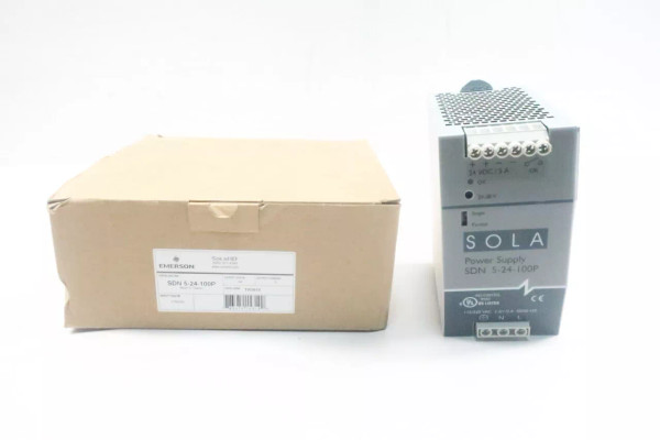 Sola SDN 5-24-100P Power Supply 115/230v-ac 5a Amp 24v-dc