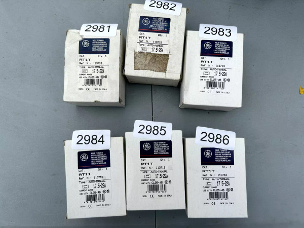GE RT1T Overload Relay 17.5-22A