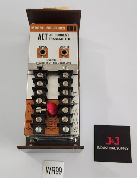 *NEW* Moore Industries ACT AC Current Transmitter ACT/0-5A/4-20MA/117AC/-EM STD