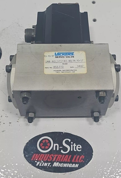 Vickers Servo Valve SM-40(37) 140-DCLTA-10-S7. Vickers Servo Valve SM-40(37) 140-DCLTA-10-S7.