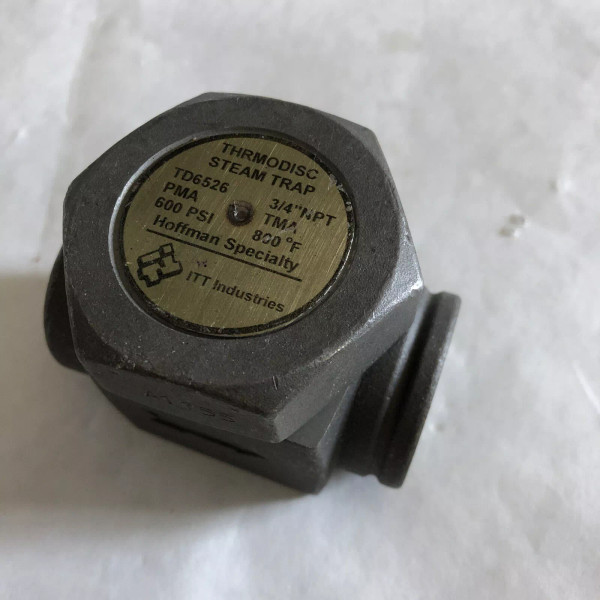 NEW ITT TD6526 STEAM Trap 3/4" NPT,HOFFMAN TD6526 THRMODISC STEAM TRAP,BM,BL,BU
