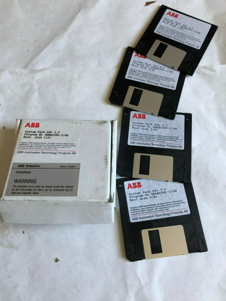 ABB 3HAB2390-2/48 SYSTEM PACK S4C 3.0,BOOT DISK 4 PACK,3HAB2390,TN