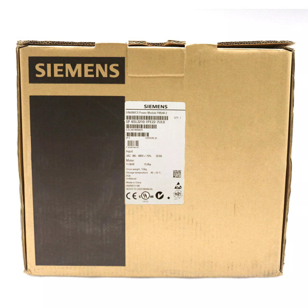 New In Box SIEMENS 6SL3210-1PE22-7UL0 6SL32101PE227UL0 Power ModuleHISTORY