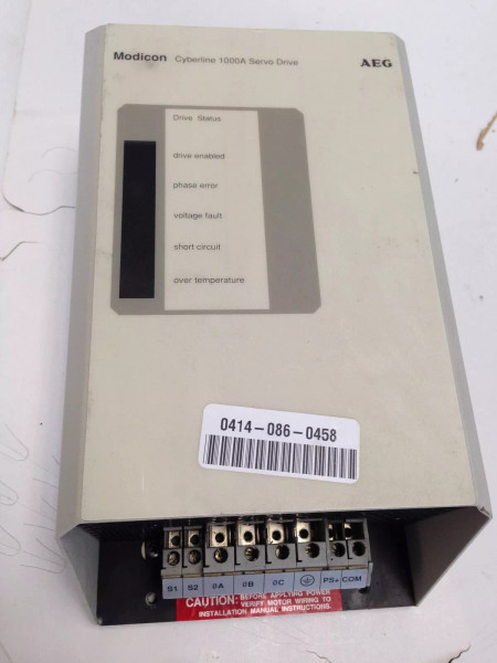 MODICON/AEG DR-1020-000 CYBERLINE 1000A SERVO DRIVE,AEG as-899a-102,FA MODICON/AEG DR-1020-000 CYBERLINE 1000A SERVO DRIVE,AEG as-899a-102,FA