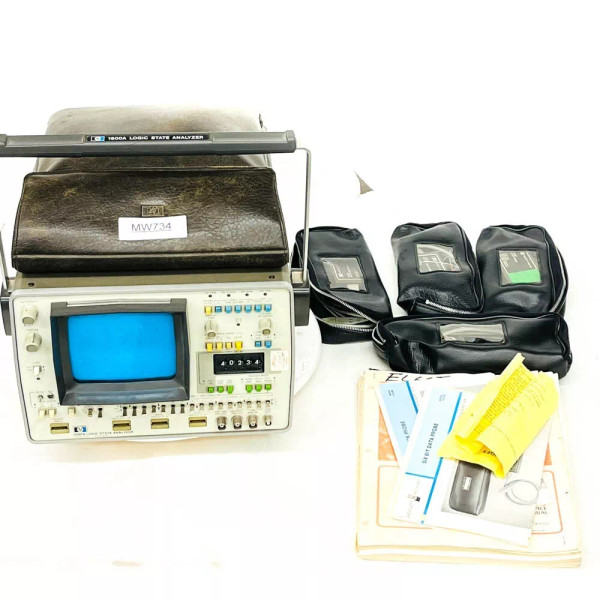 Hewlett Packard HP 1600A Logic State Analyzer with 10230B 10231B - Made in USA