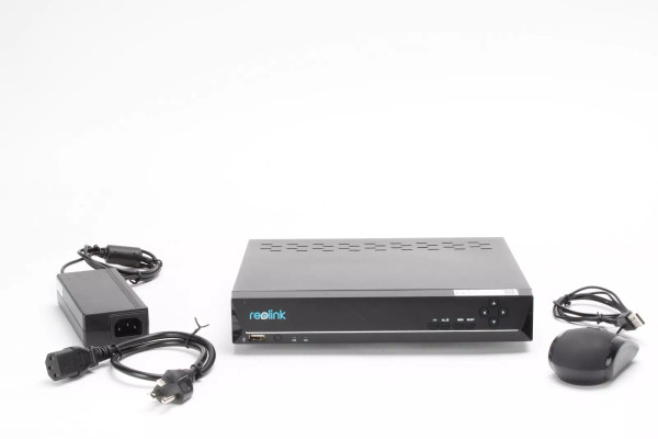 1Reolink RLN8-410 8-Channel 4K PoE 2TB HDD NVR With Mouse and Power Supply