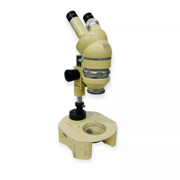Wild Heerbrugg M5-101801 Stereo Microscope with 10x Ocular Eyepieces Swiss Made