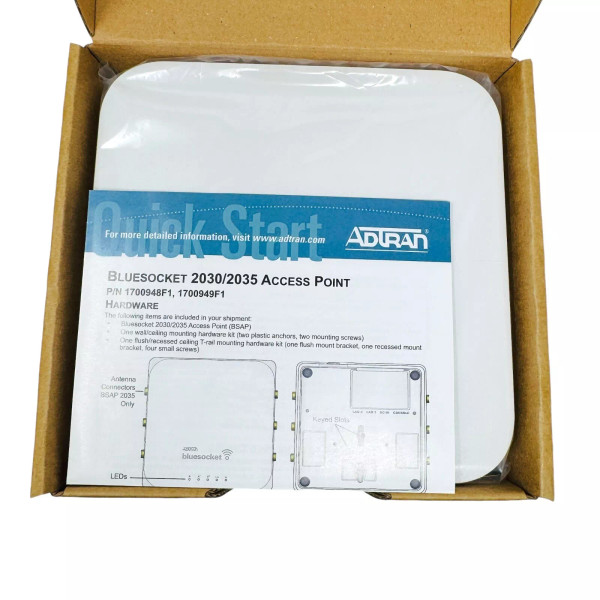 Adtran Bluesocket BSAP-2030 Wireless Access Point 1700948F1
