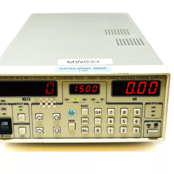 Stanford Research Systems Model PS325 High Voltage Power Supply 2500V 25W GPIB