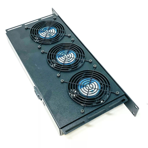 .Grainger 7217FT-3 Rackmount Fan Assembly w/ 3 pcs 225 CFM Orion Fans, 115VAC