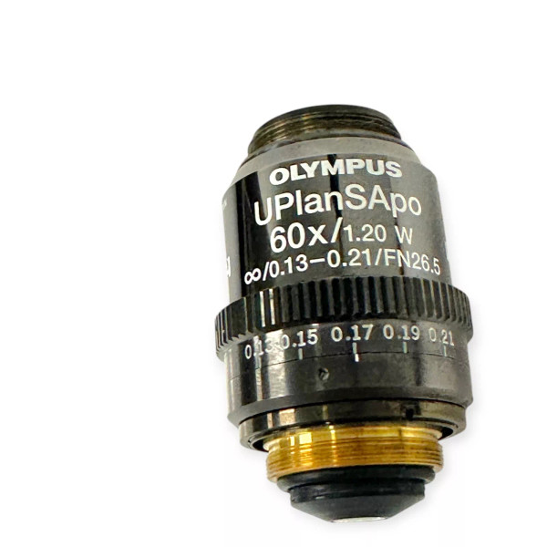 Olympus UPlanSApo WI Microscope Objective Lens 60x/1.20 ?/0.13-0.21 FN26.5 UIS2