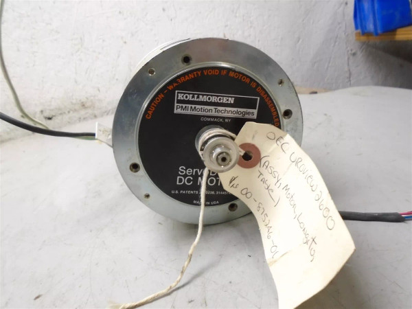 Kollmorgen ServoDisc DC Motor For OEC Uroview 2600 P/N 00-875246-01