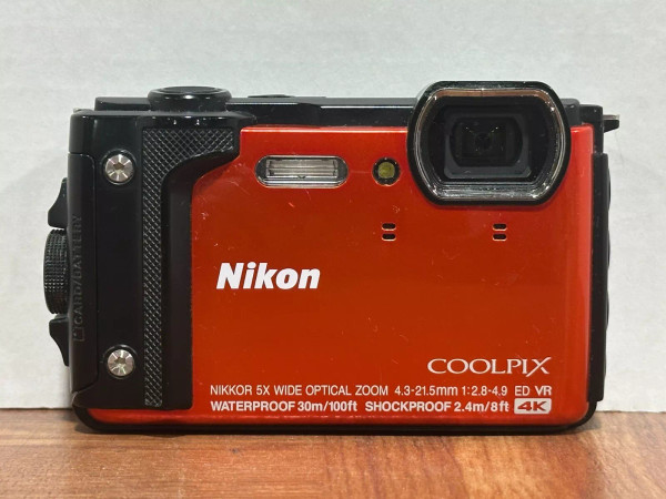 Nikon Coolpix W300 16 Mega Pixels 5x Optical Zoom Orange Compact Digital Camera