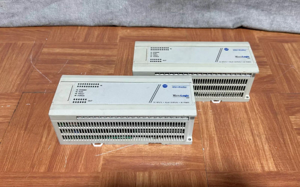 LOT OF 2 UNTESTED Allen-Bradley MicroLogix 1000 Controllers 1761-L32BWA Ser E