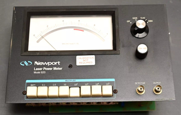 Newport Model 820 Laser Power Meter Internals Switchcraft Triplett Helipot