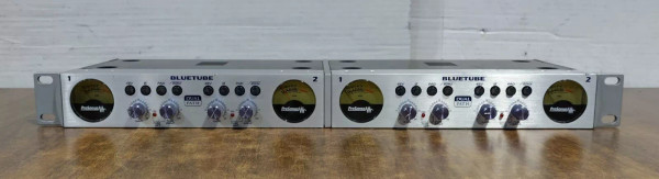 LOT OF TWO PreSonus BlueTube Instrument & Microphone Preamplifiers POWER TESTED