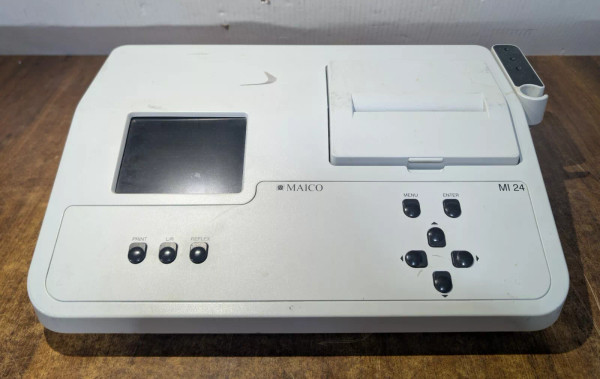 Maico MI 24 Impedance Tester/Reflex Screening Tympanometer 120VAC (Power Tested)