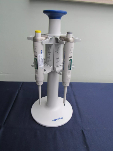 Set of 2 Eppendorf ~ Reference 2 Pipettes, 0.5-10µL & 10-100µL with stand