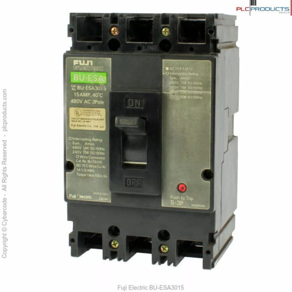 Fuji Electric BU-ESA3015 Circuit Breaker 3-Pole