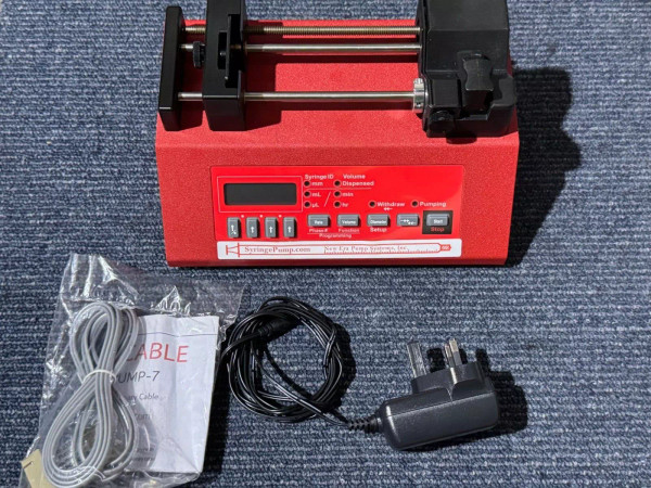 New Era Pump Systems 1000 Single Syringe Pump with adapter , pc cable and manual