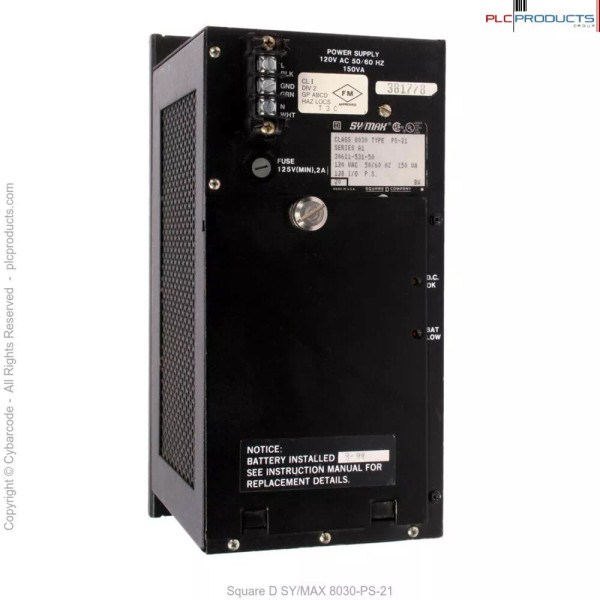 Square D SY/MAX 8030-PS-21 Power Supply