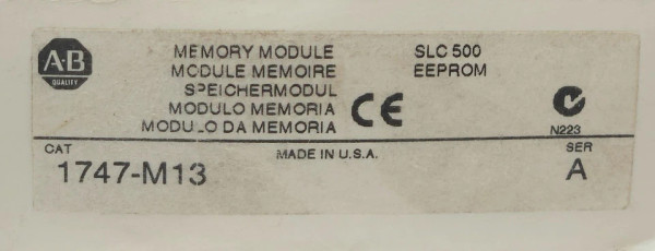 SEALED ALLEN BRADLEY 1747 M13 SLC 500 EEPROM Memory Module Series A