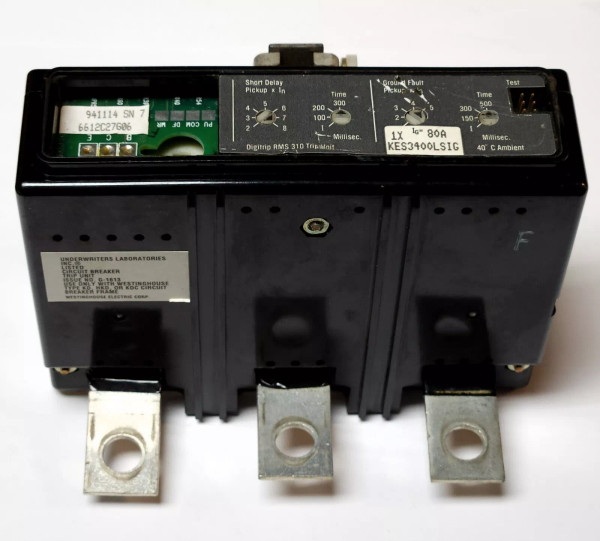 EATON CUTLER HAMMER KES3400LSIG Type KD HKD 400 AMP Ground Fault TRIP UNIT