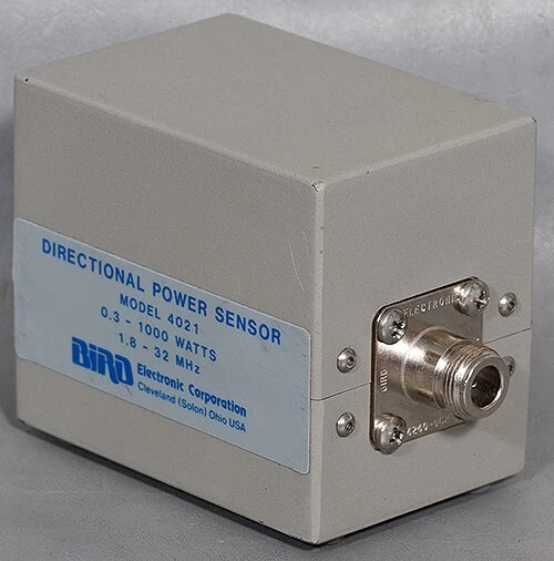Bird 4021 Directional RF Thruline Power Sensor 1.8-32 MHz, 300 mW-1 kW