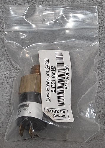NEW Nason SM-1A-8F/QC 8 PSI Pressure Switch, Semitool SRD