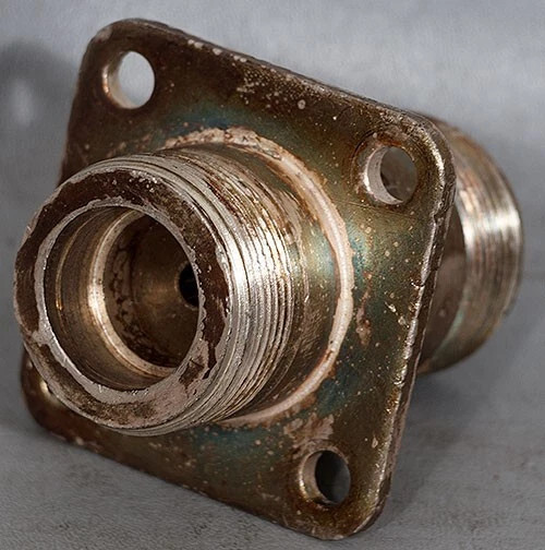 CANS UG-287/U LC Flange Mount Female-Female RF Barrel Connector/Adapter