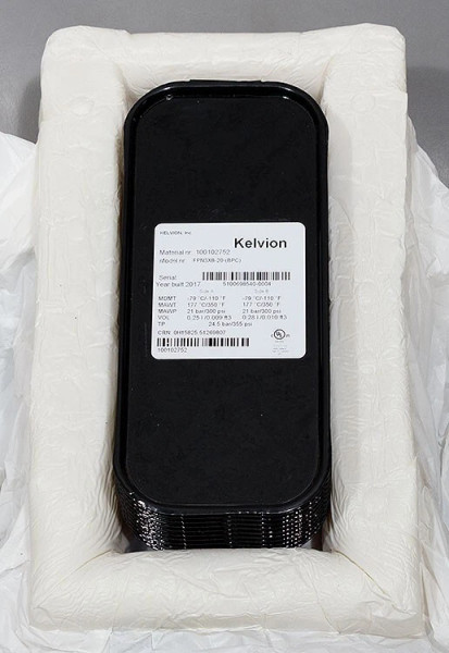 NEW Kelvion FPN3X8-20 (BPC) PN: 100102752 3" x 8" Brazed 20-Plate Heat Exchanger