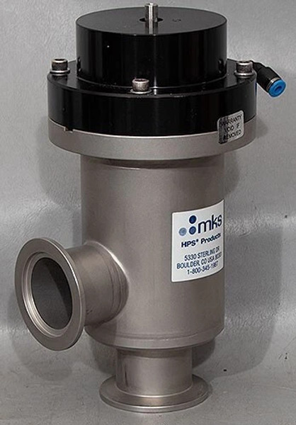 MKS 152-0040K Right Angle ISO-KF NW40 Pneumatic Vacuum Isolation Valve