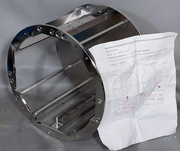 Semitool 200mm Clamshell A182-60MB-(270)QD Single-Bolt Quick Disconnect Rotor