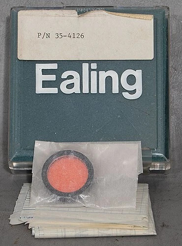Ealing PN: 35-4126 1" 632.8 nm HeNe Visible Bandpass Interference Filter