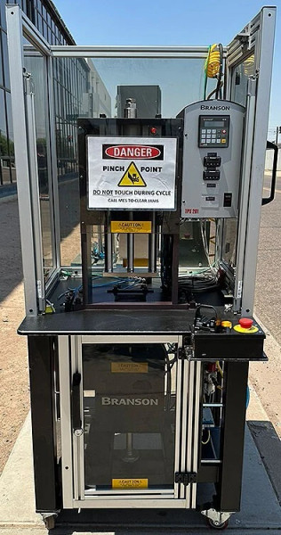 Emerson/Branson 201-2TPX/TPX-201-2/TPX201 Heat Staker/Thermal Press/Processor