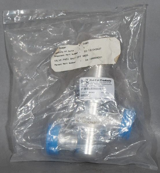 NEW Nor-Cal ILVP-1002-NWB-SA NW-25 Inline Pneumatic Valve, ASM PN: 50-125043A27